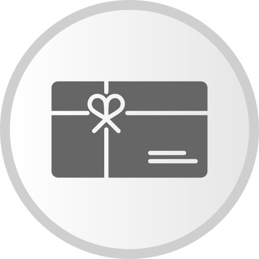 Gift card Generic gradient fill icon