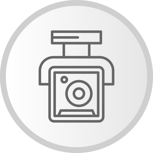 telecamera di sicurezza Generic gradient fill icona