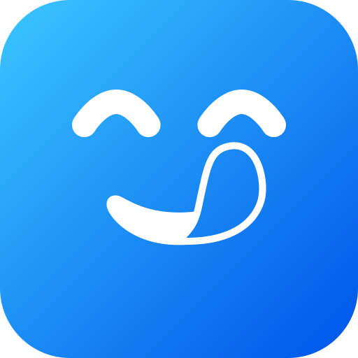 Smiling face Generic gradient fill icon