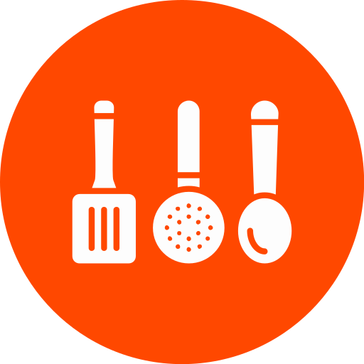 utensili da cucina Generic color fill icona