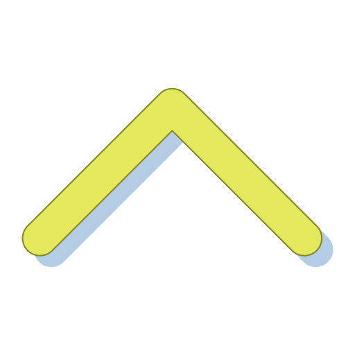 上矢印 Generic color lineal-color icon