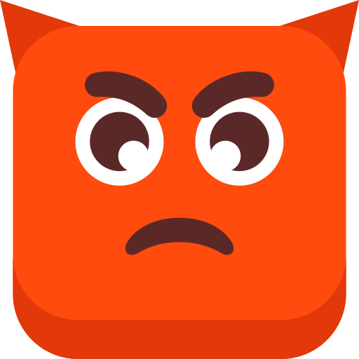 Angry face Generic color fill icon