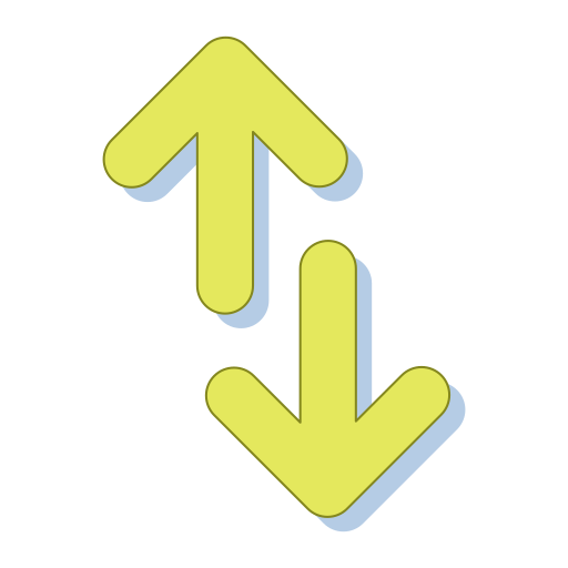 Up and down Generic color lineal-color icon