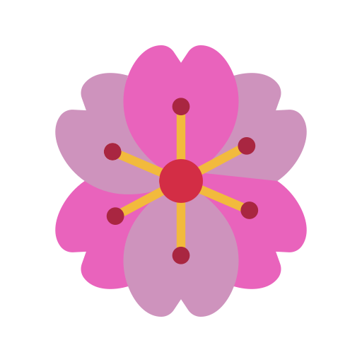 벚꽃 Generic color fill icon