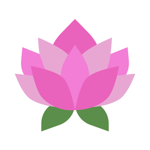 ハスの花 Generic color fill icon