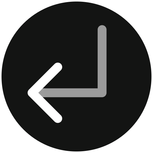 Turn left Generic color fill icon