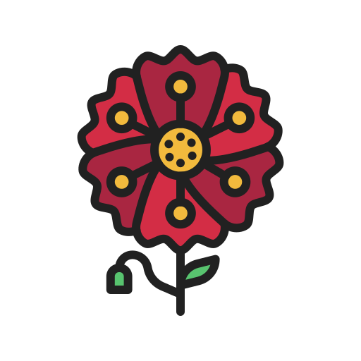 Poppy Generic color lineal-color icon