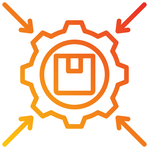 zarządzanie produktem Generic gradient outline ikona