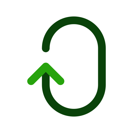 flecha de bucle Generic color outline icono