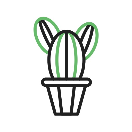 Cactus Generic color outline icon