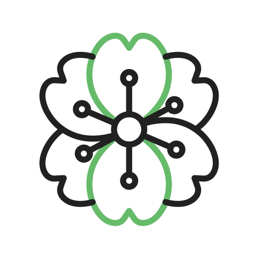 fiore di ciliegio Generic color outline icona