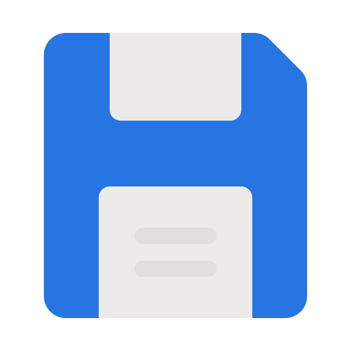 disquete Generic color fill icono