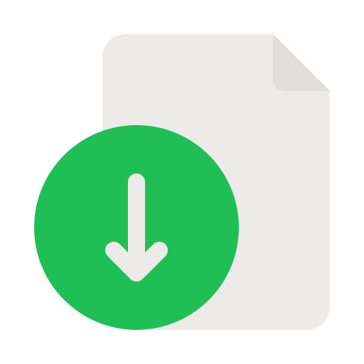 File download Generic color fill icon