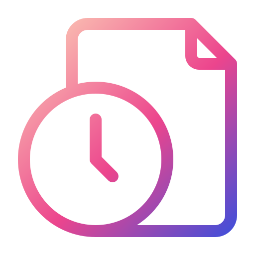 파일 Generic gradient outline icon