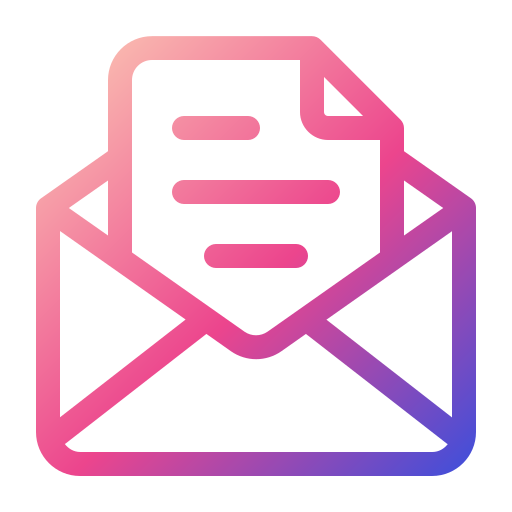 e-mail Generic gradient outline ikona
