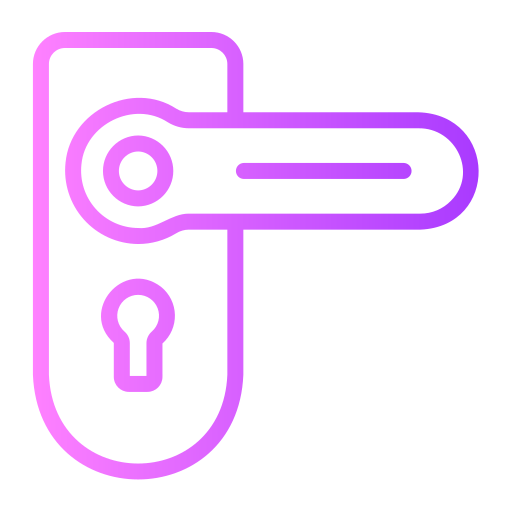 Door lock Generic gradient outline icon