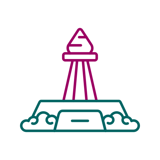 obelisk Generic color outline icoon