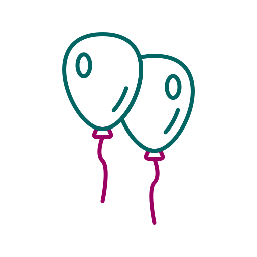 luftballons Generic color outline icon