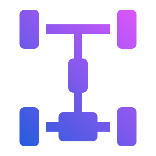 ricambi auto Generic gradient fill icona