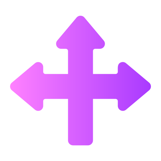 Triple arrows Generic gradient fill icon