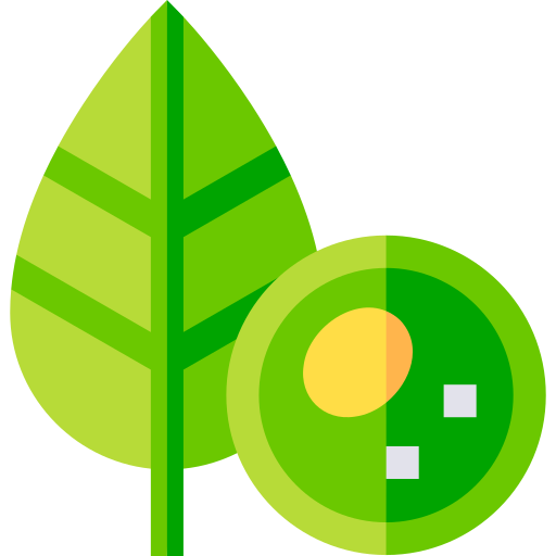 célula vegetal Basic Straight Flat icono