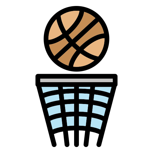 농구 골대 Generic color lineal-color icon