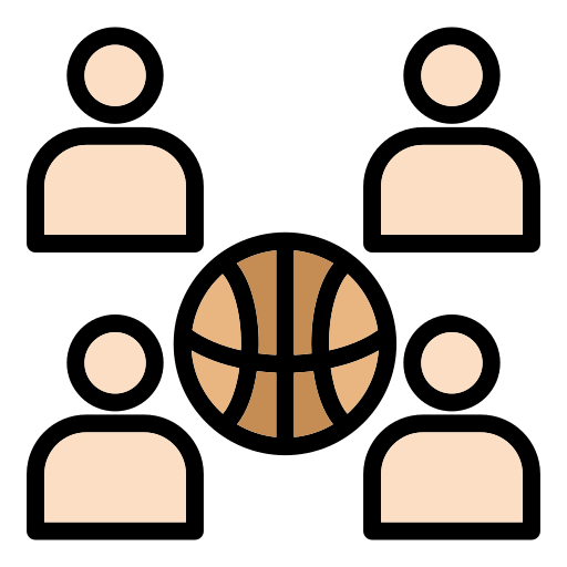 Basketball player Generic color lineal-color icon
