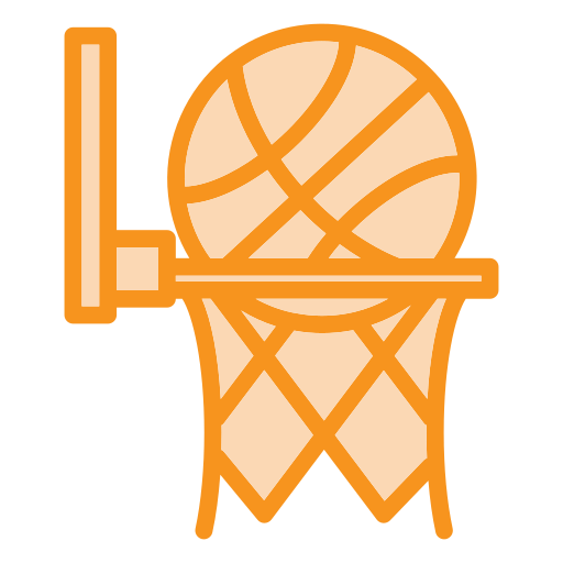 basketballkorb Generic color lineal-color icon