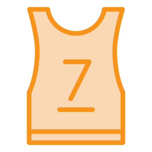 Basketball jersey Generic color lineal-color icon
