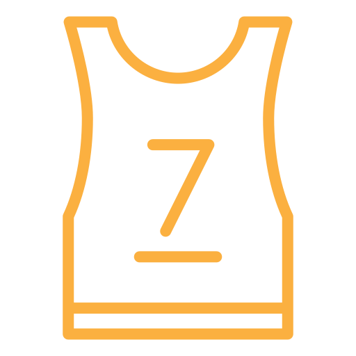 koszulka do koszykówki Generic color outline ikona