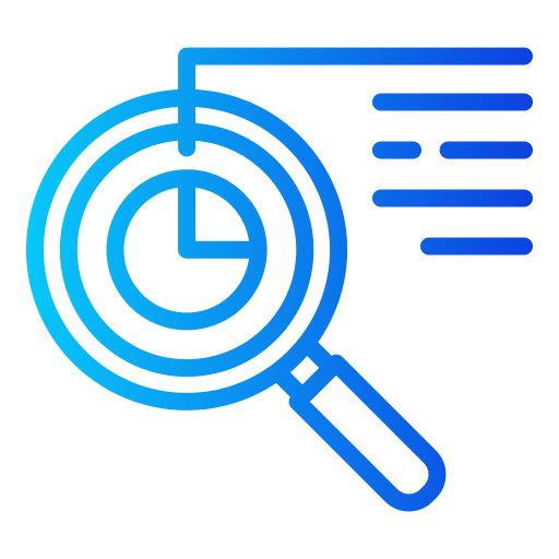 analyse Generic gradient outline icon