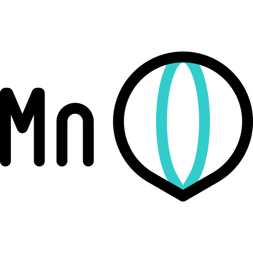 manganeso Basic Accent Outline icono