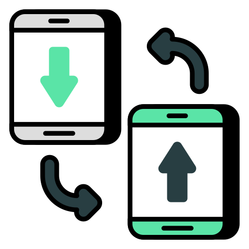 mobiler transfer Generic color lineal-color icon