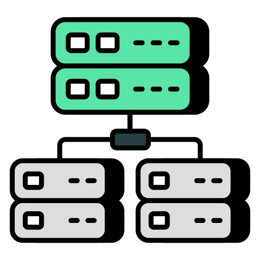 redes de servidor Generic color lineal-color icono