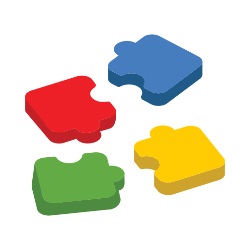 kawałki puzzli Generic color fill ikona