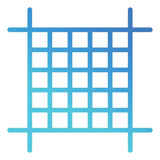 Grid Generic gradient outline icon