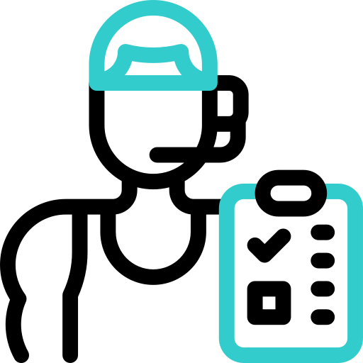 Personal trainer Basic Accent Outline icon