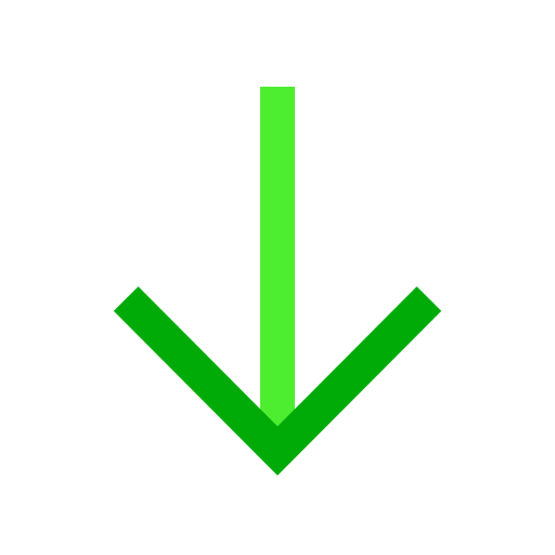 아래쪽 화살표 Generic color outline icon