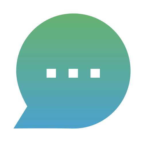 Chat Generic gradient fill icon