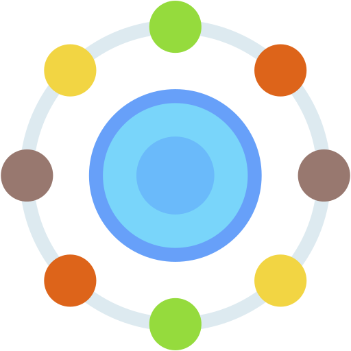 conexiones Generic color fill icono