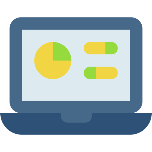 data visualisatie Generic color fill icoon