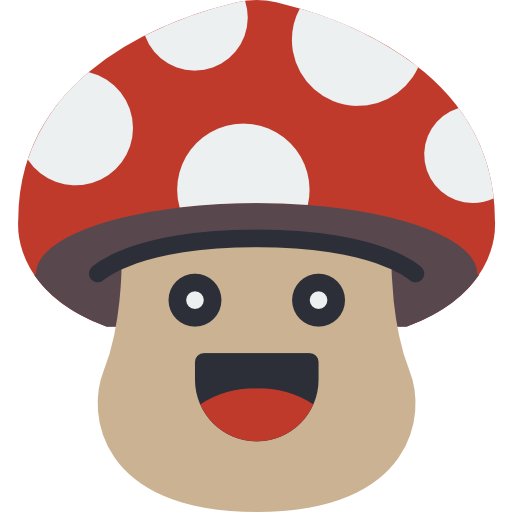 Mushroom Basic Miscellany Flat icon