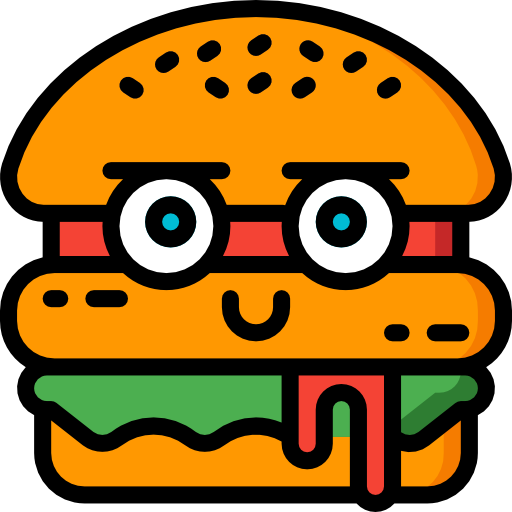 hamburguesa Basic Miscellany Lineal Color icono