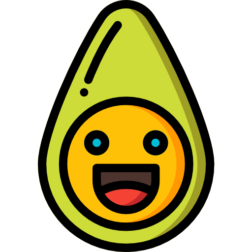 aguacate Basic Miscellany Lineal Color icono