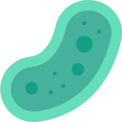 les bactéries Basic Miscellany Flat Icône