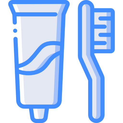 Tooth paste Basic Miscellany Blue icon