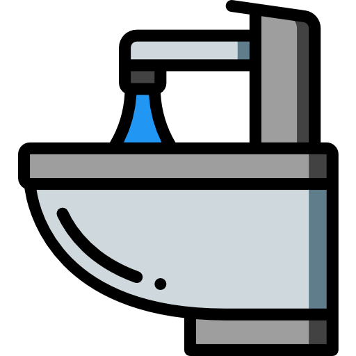 Sink Basic Miscellany Lineal Color icon