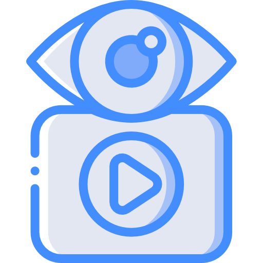 videoplayer Basic Miscellany Blue icon