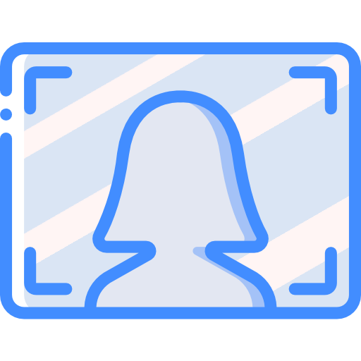 Viewfinder Basic Miscellany Blue icon