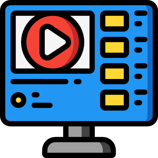 reproductor de video Basic Miscellany Lineal Color icono